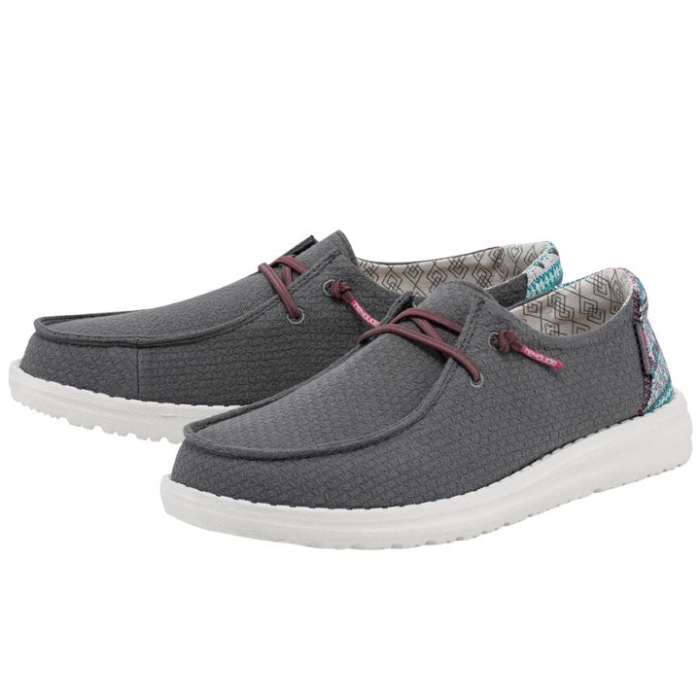 Hey Dude Aztec Grey Wendy
