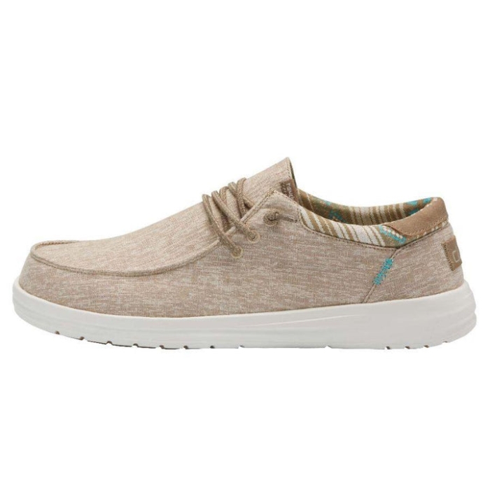 Hey Dude Beige Paul Chambray