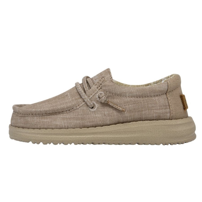 Hey Dude Beige Wally Toddler