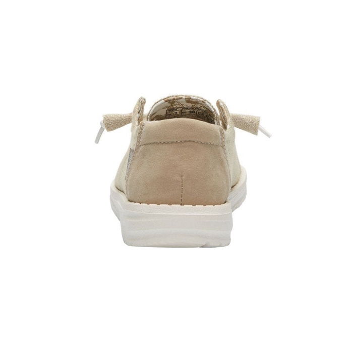 Hey Dude Beige Wendy Stretch Sparkling