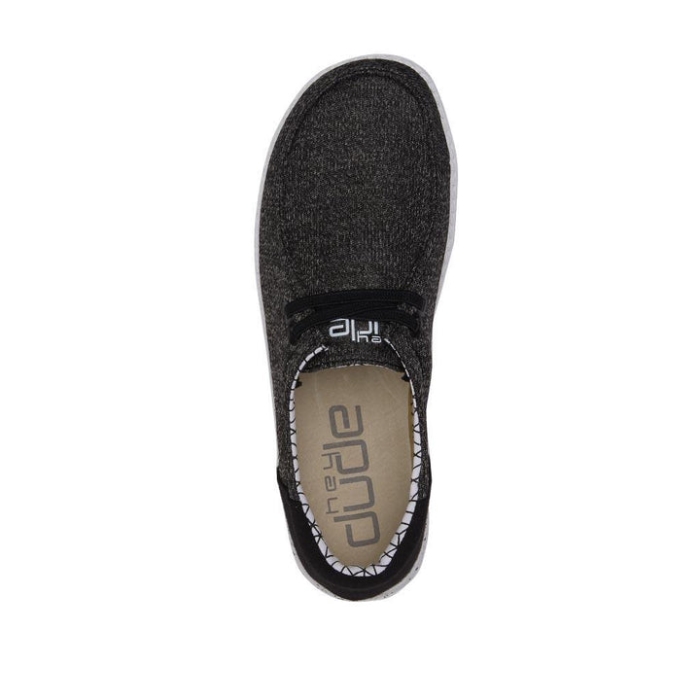 Hey Dude Black Wendy Sox Micro