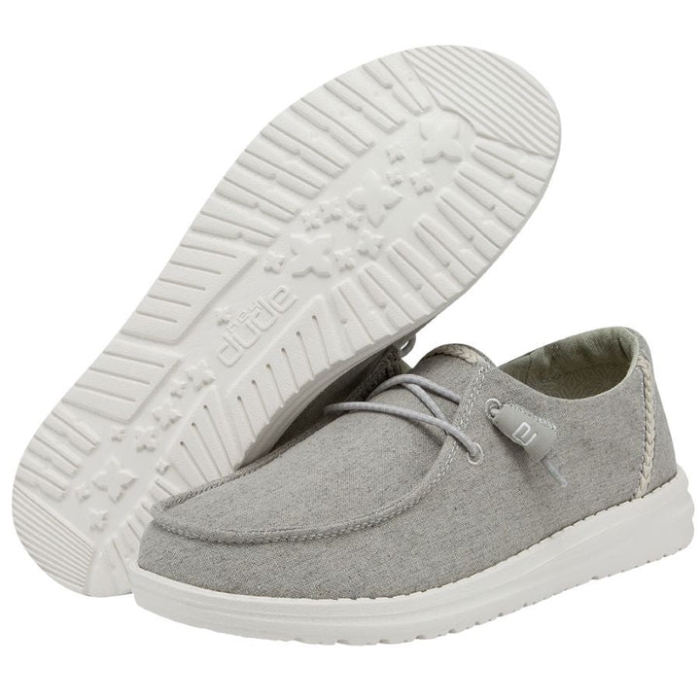 Hey Dude Braid Grey Wendy Chambray