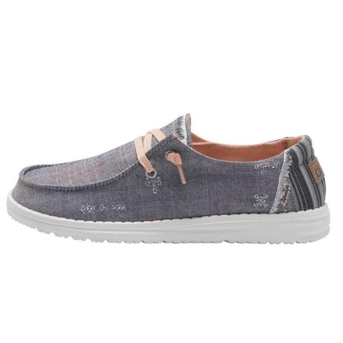 Hey Dude Grey Wendy Boho