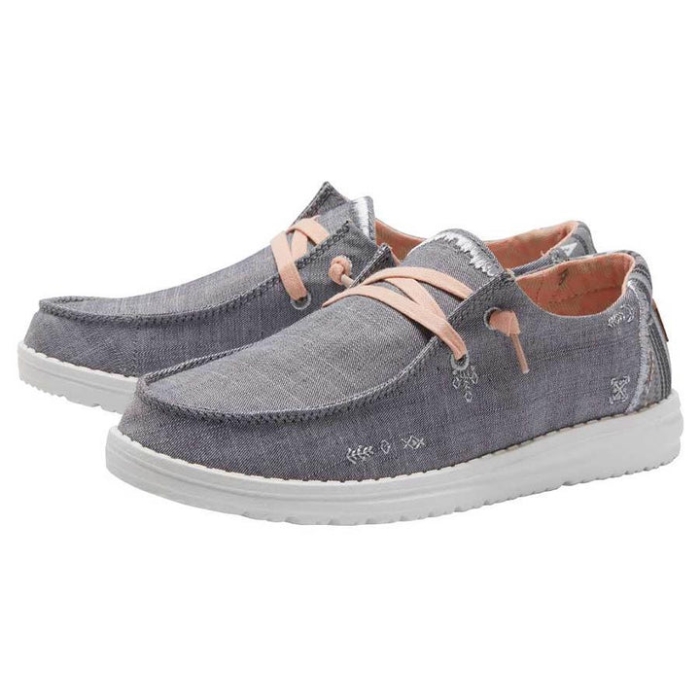 Hey Dude Grey Wendy Boho