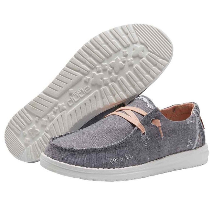 Hey Dude Grey Wendy Boho