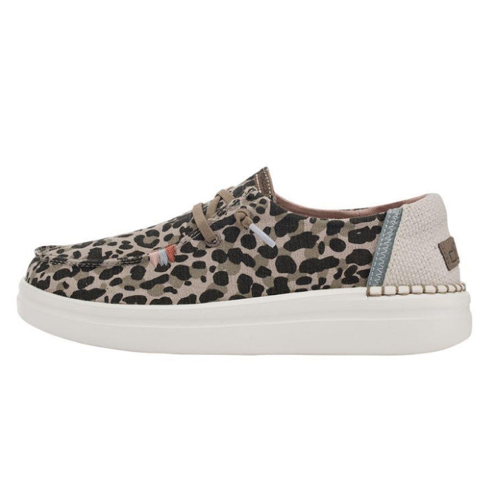 Hey Dude Jungle Beige Wendy Rise Chambray