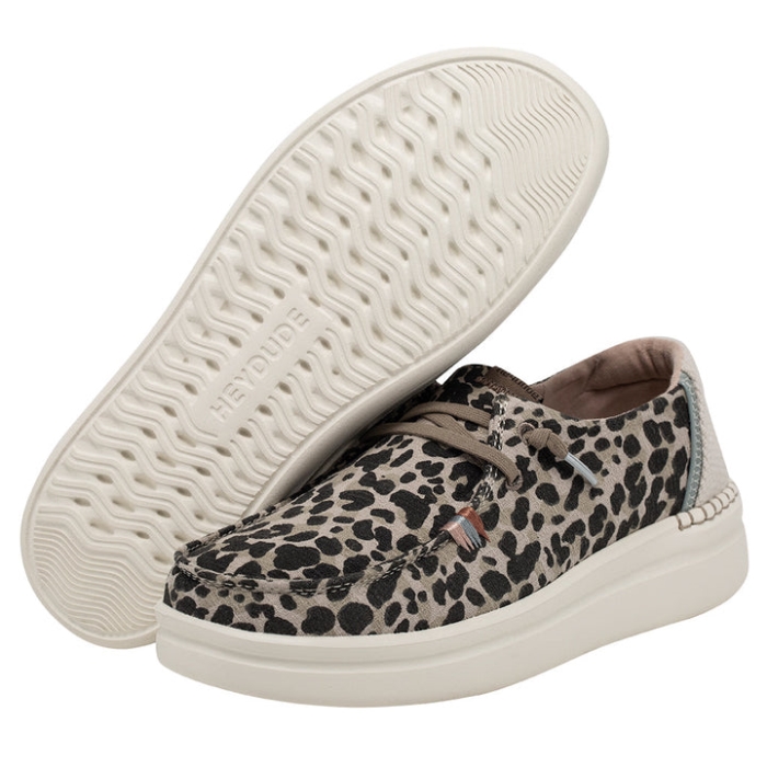 Hey Dude Jungle Beige Wendy Rise Chambray