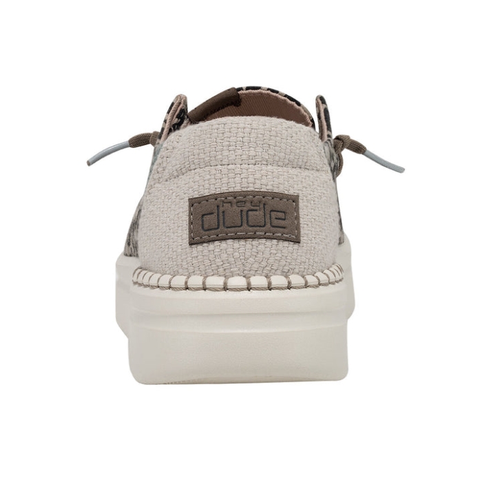 Hey Dude Jungle Beige Wendy Rise Chambray