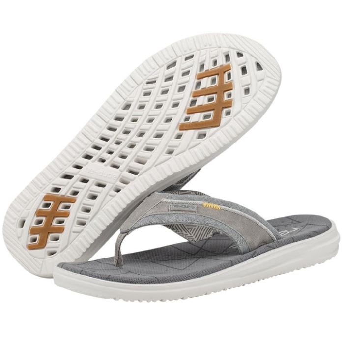 Hey Dude Light Grey Sami Free