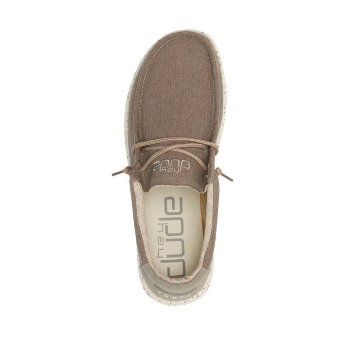 Hey Dude Sepia Brown Wally Chambray