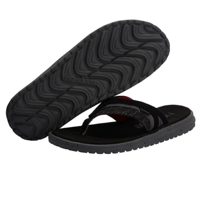 Hey Dude Total Black Flinn Sox L