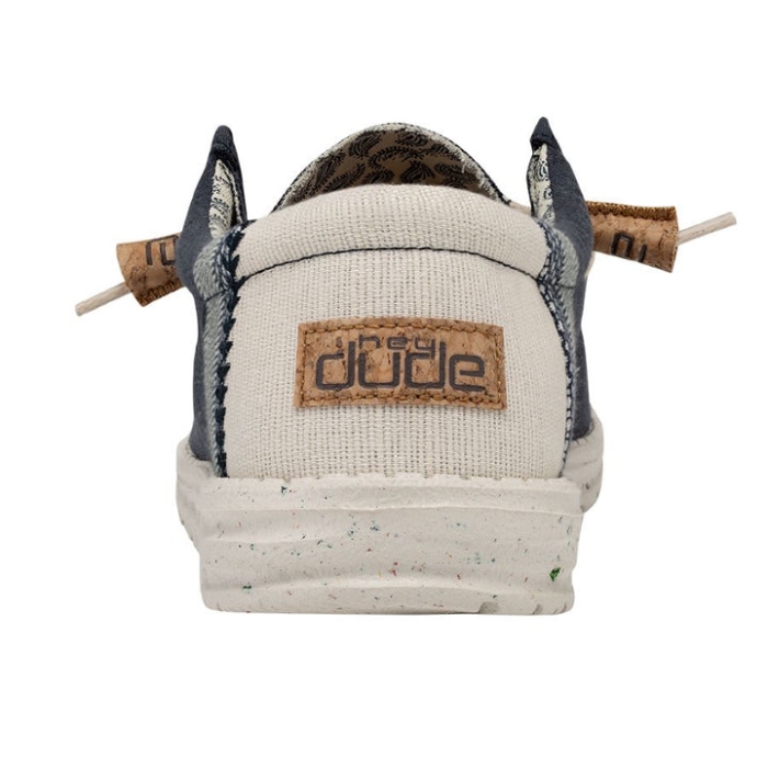 Hey Dude Wally Break Stitch Navy