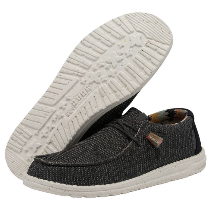 Hey Dude Wally Knit Charcoal