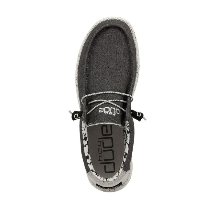 Hey Dude Wally Stretch Opal Black