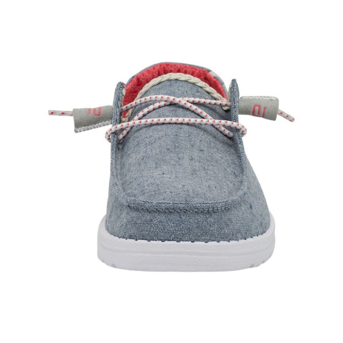 Hey Dude Wendy Chambray Braid Indigo