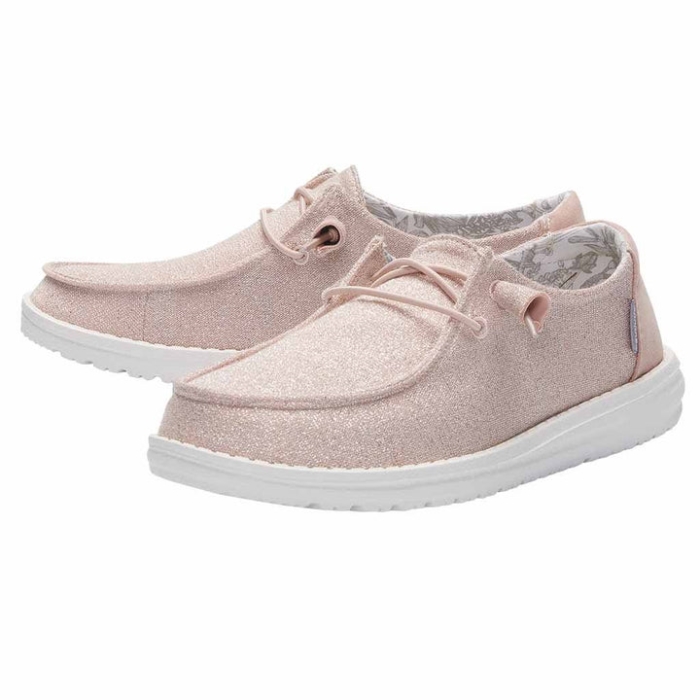 Hey Dude Wendy Stretch Sparkling Pink