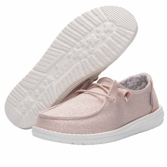 Hey Dude Wendy Stretch Sparkling Pink