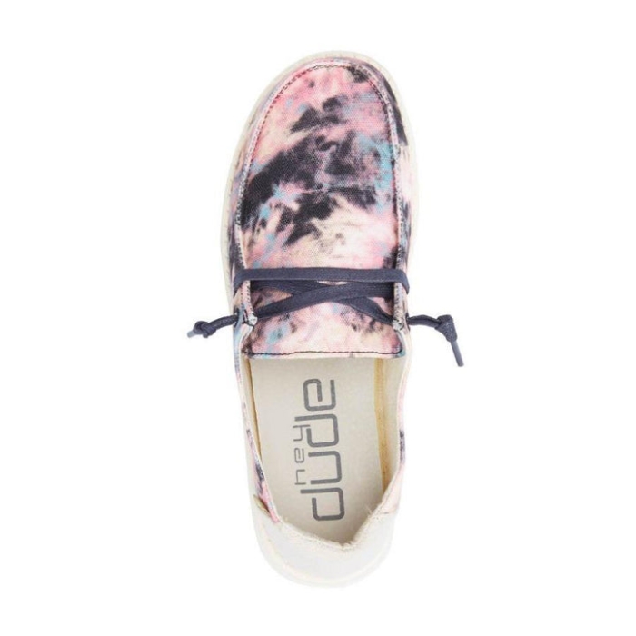 Hey Dude Wendy Tie Dye Navy Pink