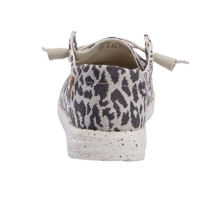 Hey Dude Wendy Woven Cheetah Grey