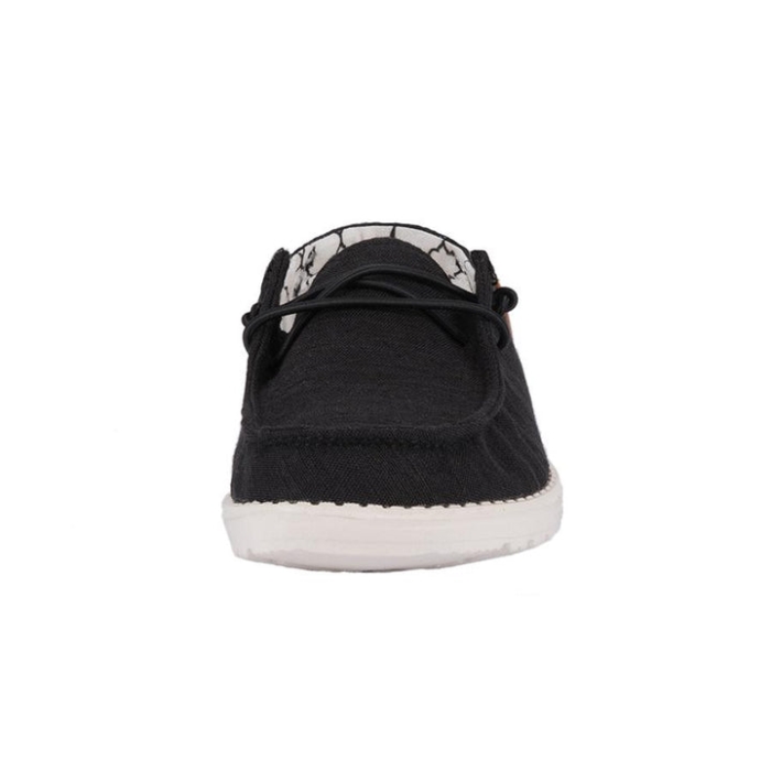 Hey Dude Wendy Youth Linen Black
