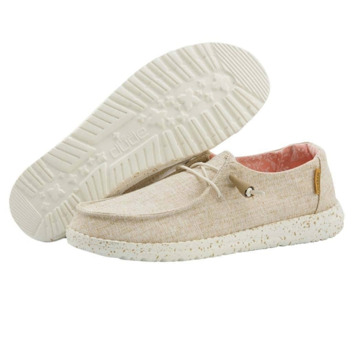 Hey Dude White Nut Wendy Chambray