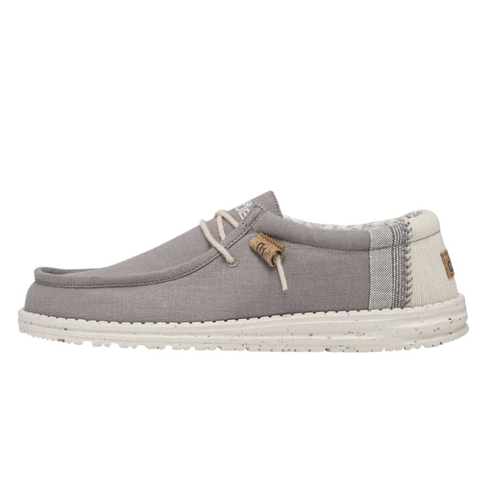 Wally Break Stitch Grey Hey Dude