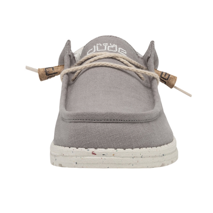 Wally Break Stitch Grey Hey Dude