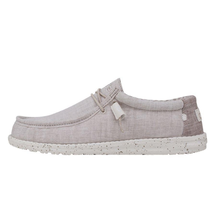 Wally Chambray Stone Beige Hey Dude
