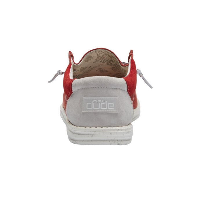 Wally Flow Pompeian Red Hey Dude