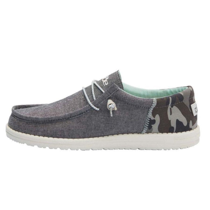 Wally Funk Camo Brown Hey Dude
