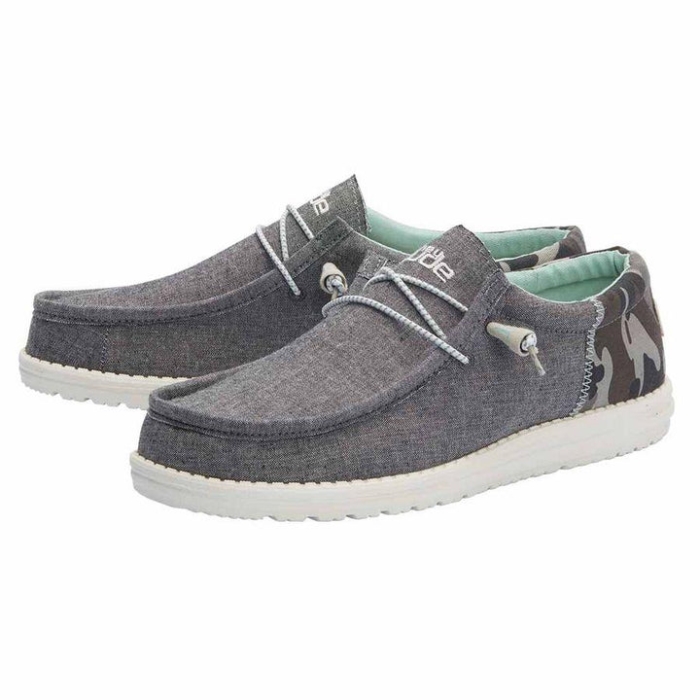 Wally Funk Camo Brown Hey Dude