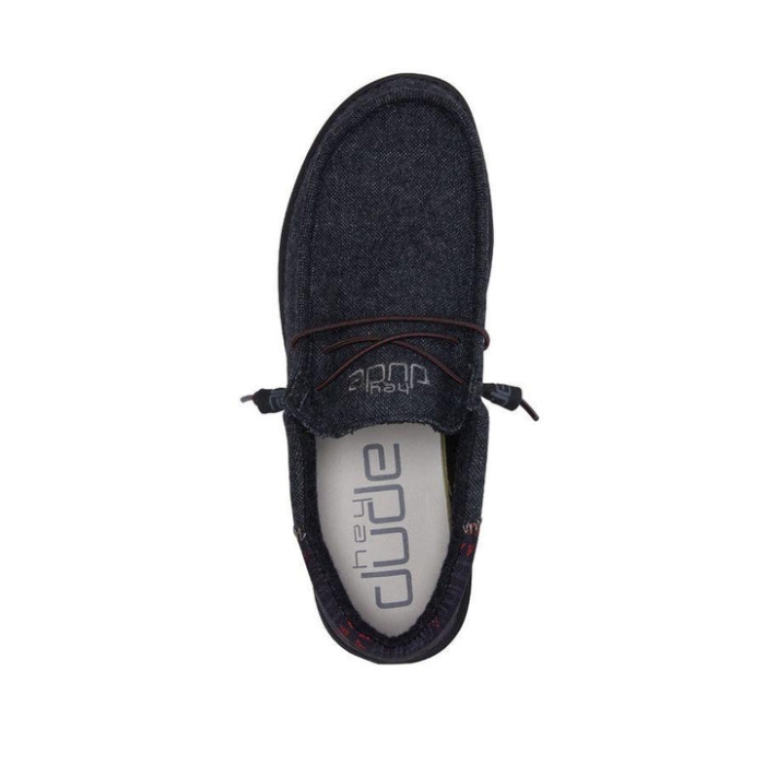 Wally Funk Wool Black Aztec Hey Dude