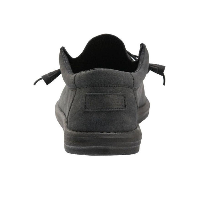 Wally Leather Carbon Hey Dude