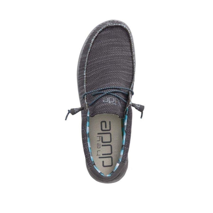 Wally Sox Charcoal Hey Dude
