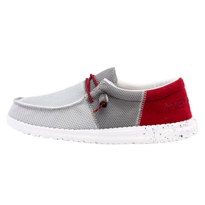 Wally Sox Funk Dark Grey Red Hey Dude