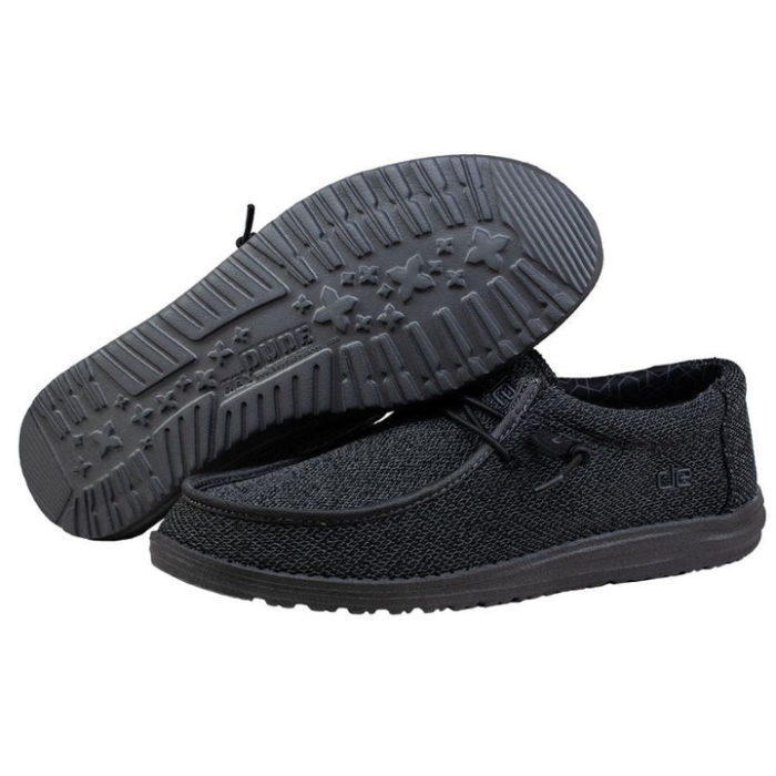 Wally Sox Micro Total Black Hey Dude
