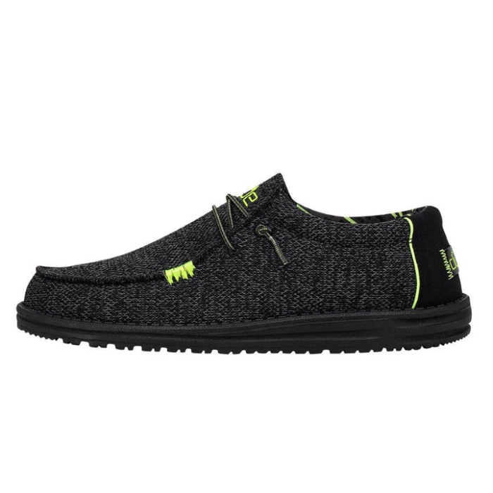Wally Sox Neon Lime Hey Dude