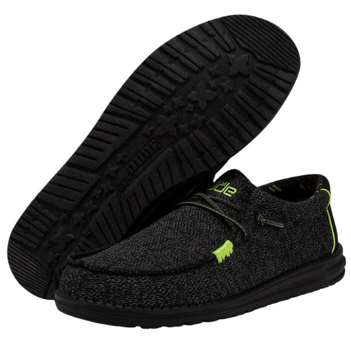 Wally Sox Neon Lime Hey Dude