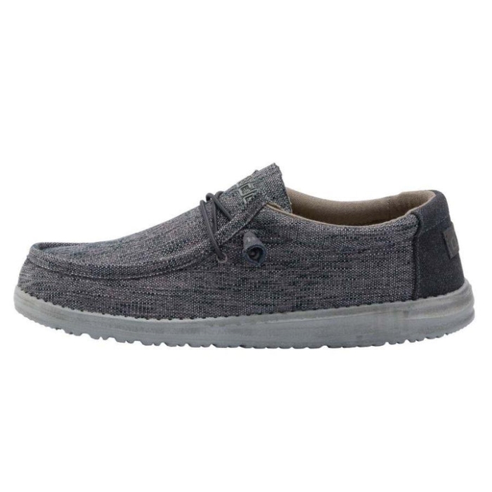 Wally Woven Carbon Hey Dude [HDUDEAUSKU242] : Hey Dude Shoes Australia ...