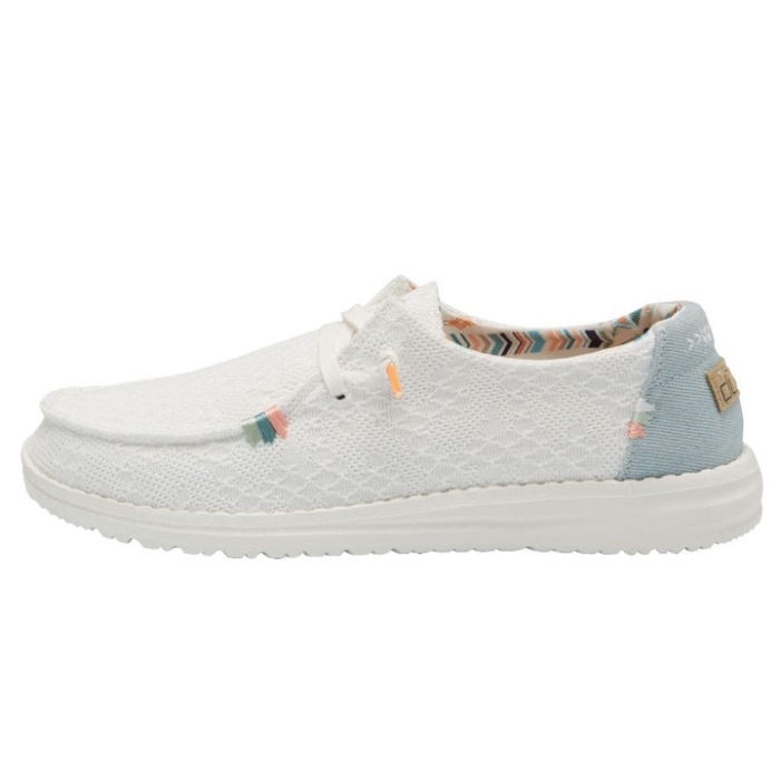 Wendy Boho White Crochet Hey Dude