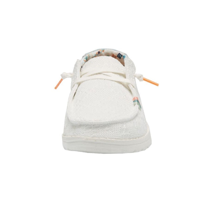 Wendy Boho White Crochet Hey Dude