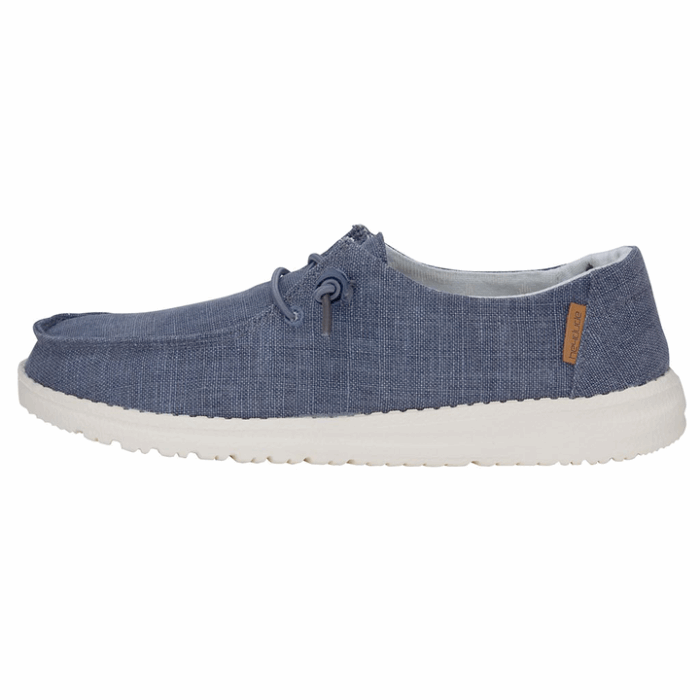 Wendy Chambray Navy White Hey Dude