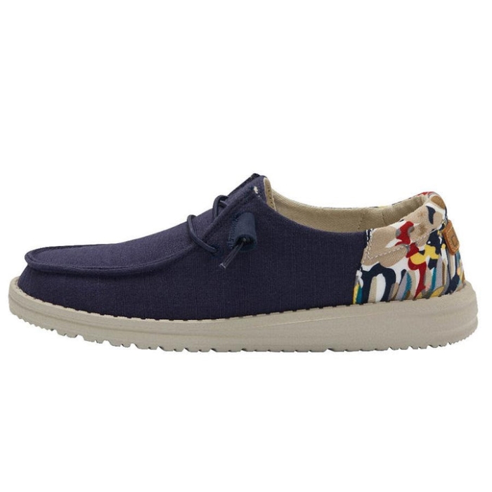 Wendy Funk Chambray Navy Hey Dude