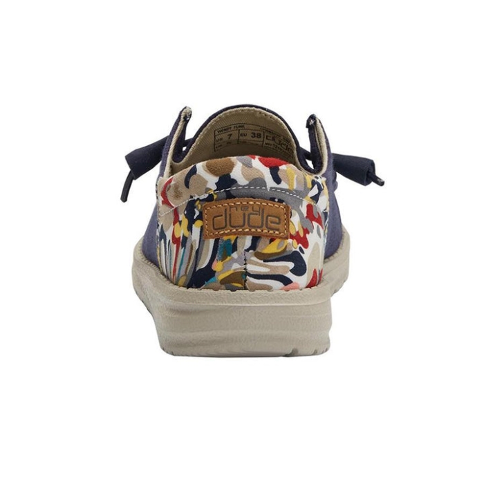 Wendy Funk Chambray Navy Hey Dude
