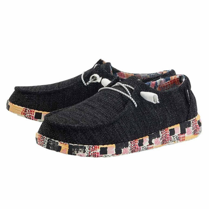 Wendy Print Black Geo Hey Dude
