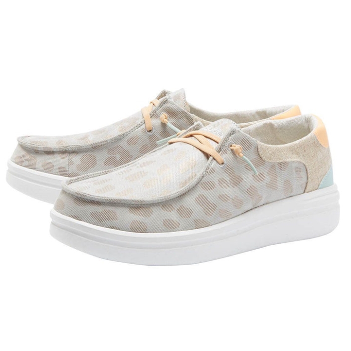 Wendy Rise Jungle Leopard Azure Hey Dude