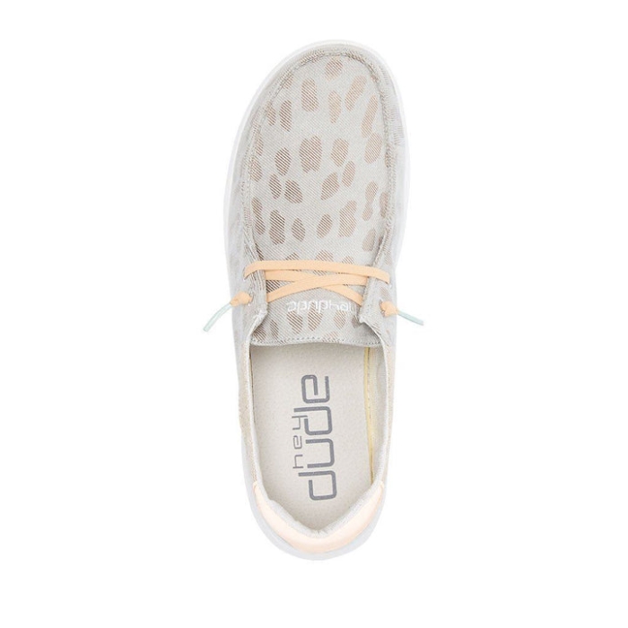 Wendy Rise Jungle Leopard Azure Hey Dude