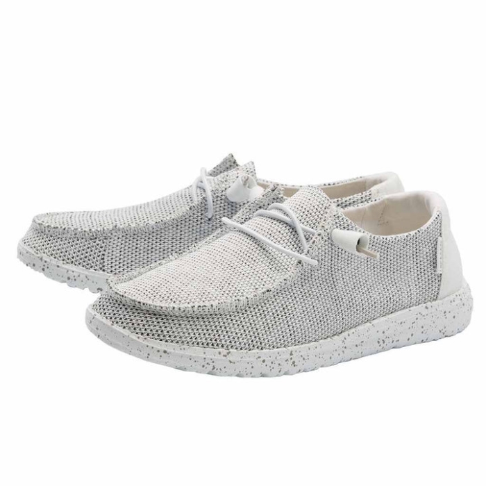 Wendy Sox Stone White Hey Dude