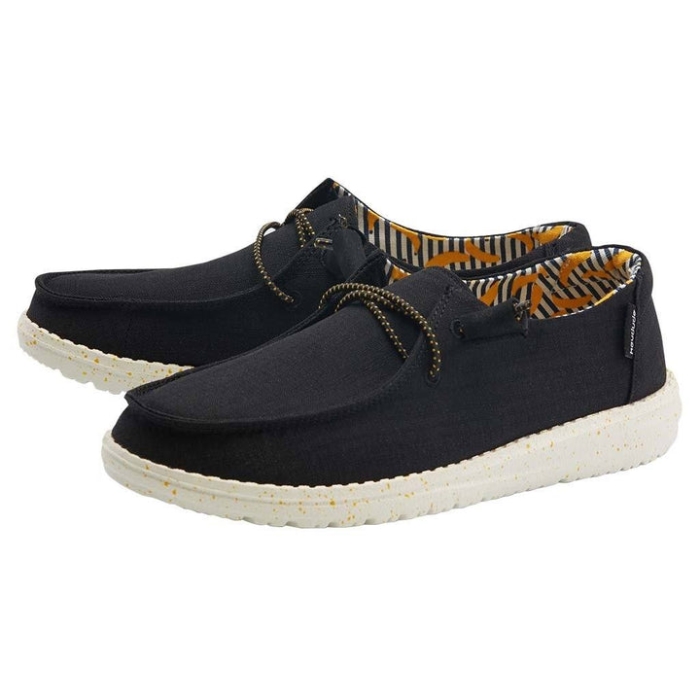 Wendy Stretch Black Bananas Hey Dude