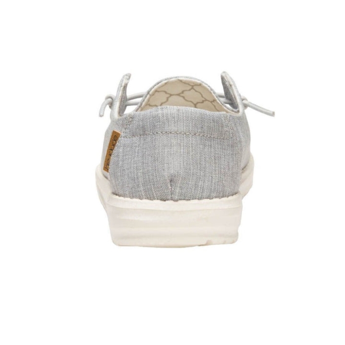 Wendy Youth Linen in Grey Hey Dude